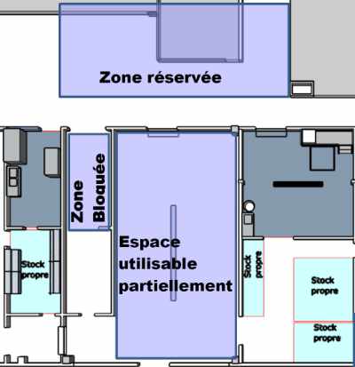 plan des zones d'implantation possibles